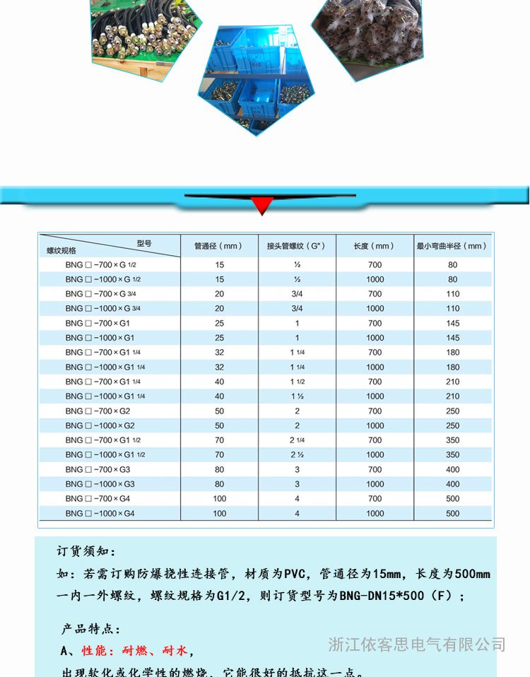 电缆防爆金属软管防爆挠性连接管防爆穿线软管防爆管天然气燃气