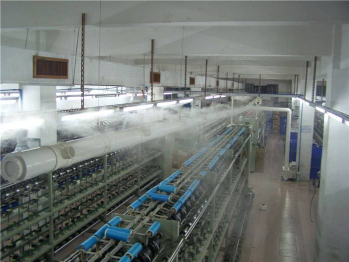 宁波纺织厂喷雾加湿设备