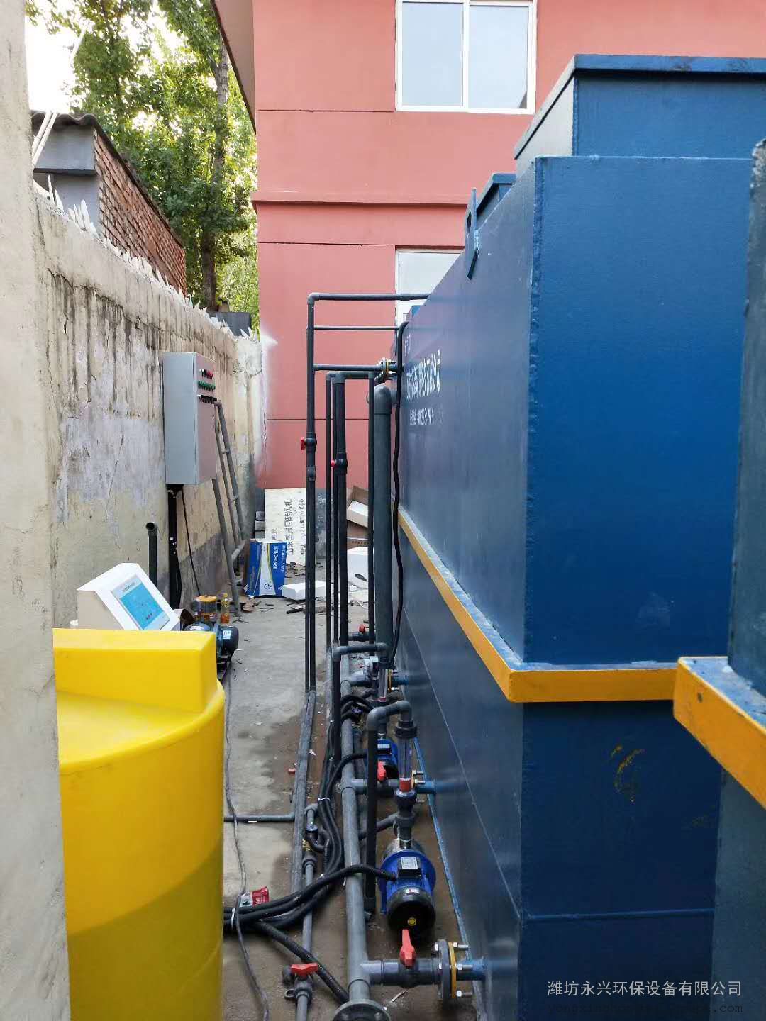 地上一体化污水处理设备现场安装图