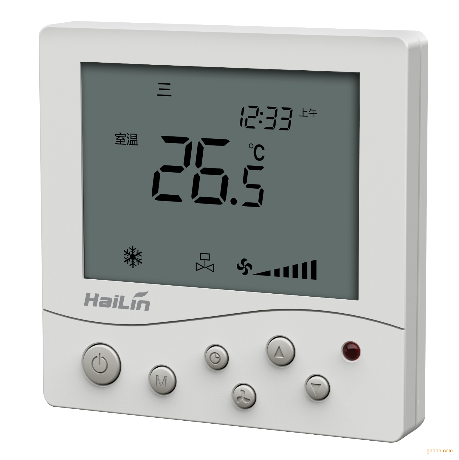 海林工程款温控器hl108 海林采暖空调二合一wifi/rs485温控器
