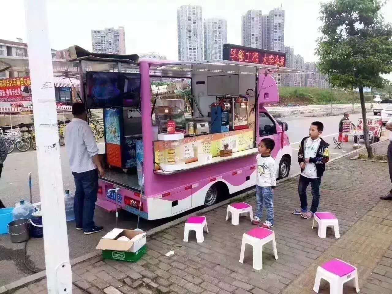 国六流动售货车摆摊赚钱神器售卖车程力威齐全