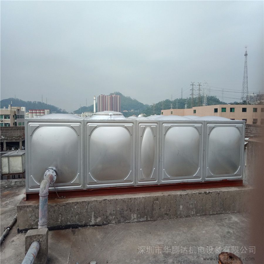 华腾达大型消防水箱安装，膨胀水箱定制HTD-XF240T