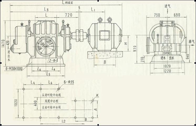 l8wd型～l9wd型罗茨鼓风机