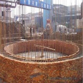 35m烟囱新建|新砌35米砖烟囱|砌筑砖烟囱