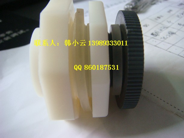 大量批发塑料桶配件,鱼缸接头,DN40耐酸碱水