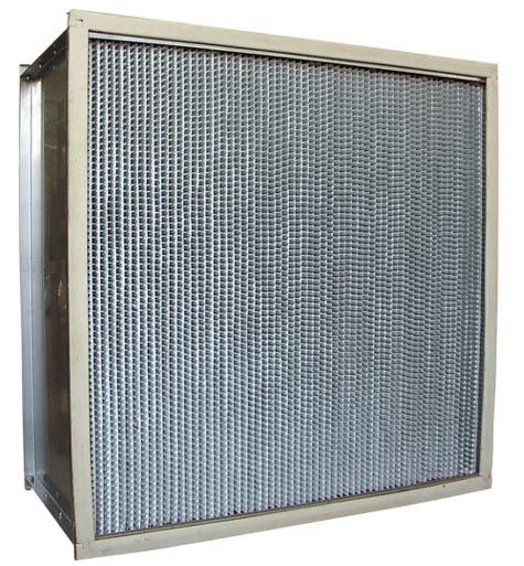 高效空气过滤器 组合式 耐高温 耐高湿-有隔板