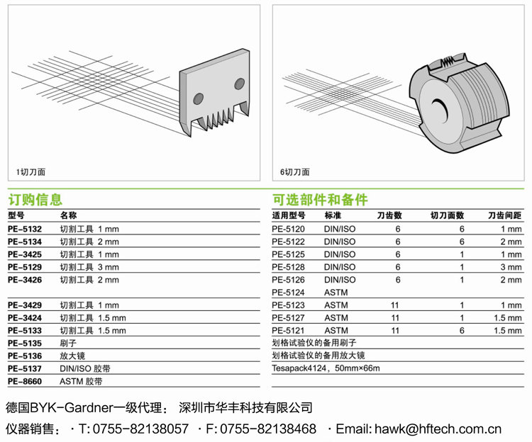 yk划格器5128_百格刀5128_漆膜附着力测试仪