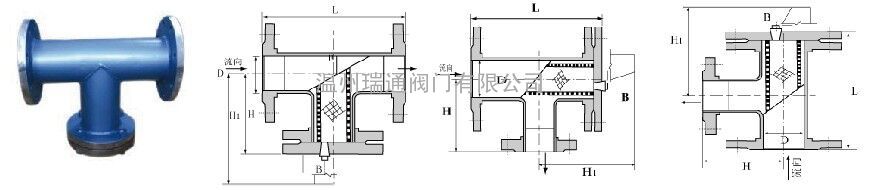 不锈钢t型过滤器