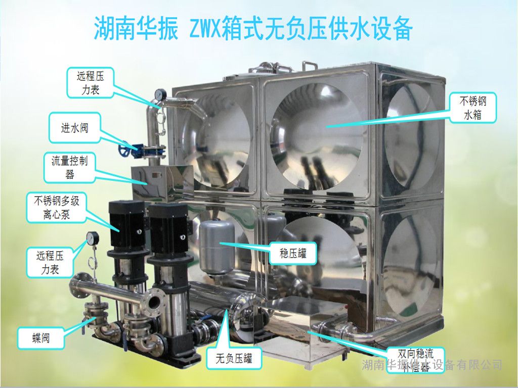 hlxb智能型箱泵一体水箱湖南华振自来水加压泵品牌