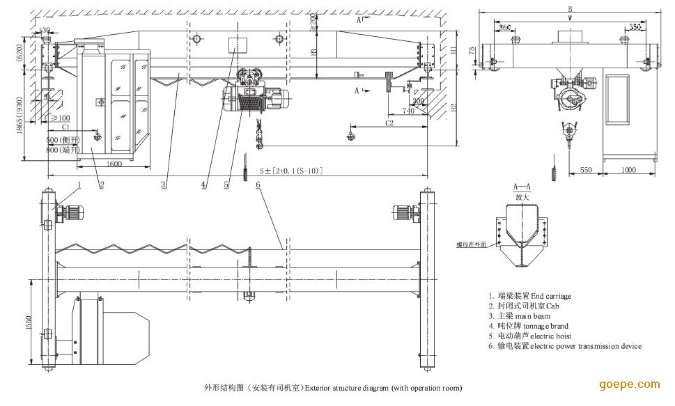 传统ld型电动单梁起重机主梁结构与制作工艺