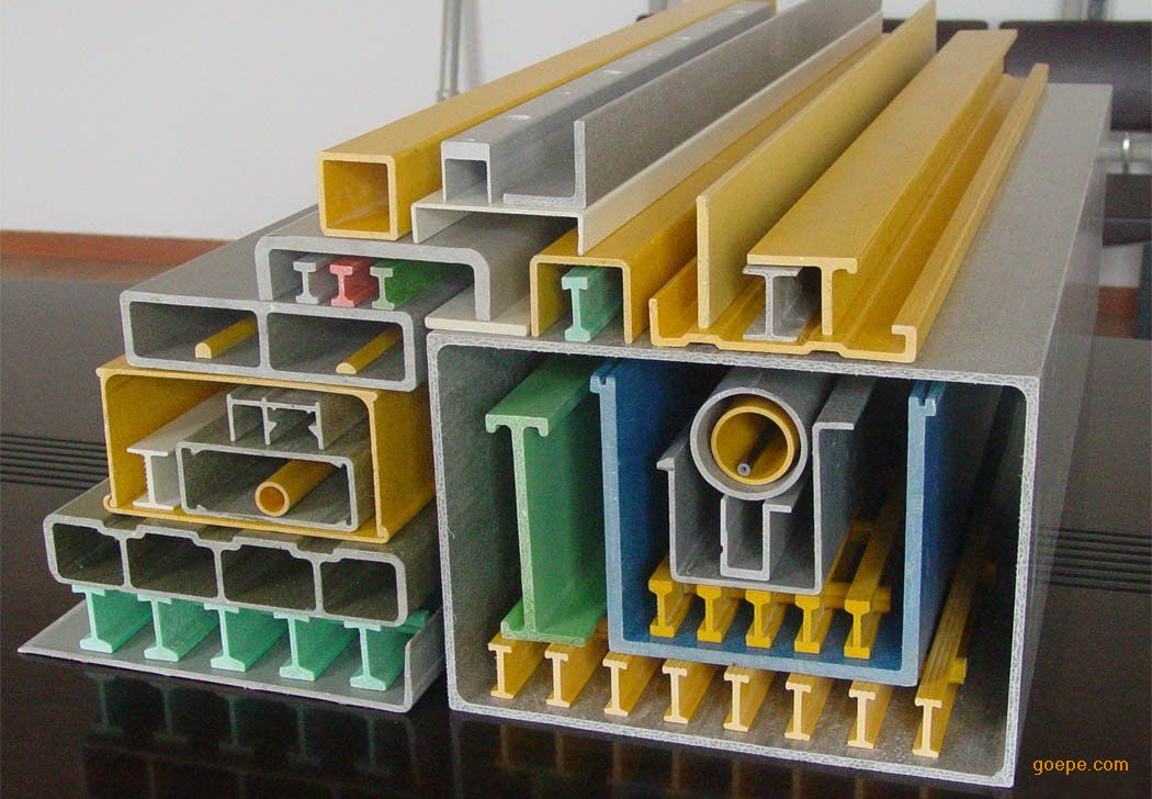 玻璃钢护栏型材 玻璃钢拉挤型材槽钢角钢 方管
