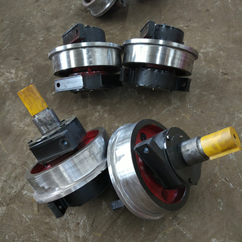 250钢轨车行走轮 欧式轮 铸钢锻打轮 山东车轮厂家直销