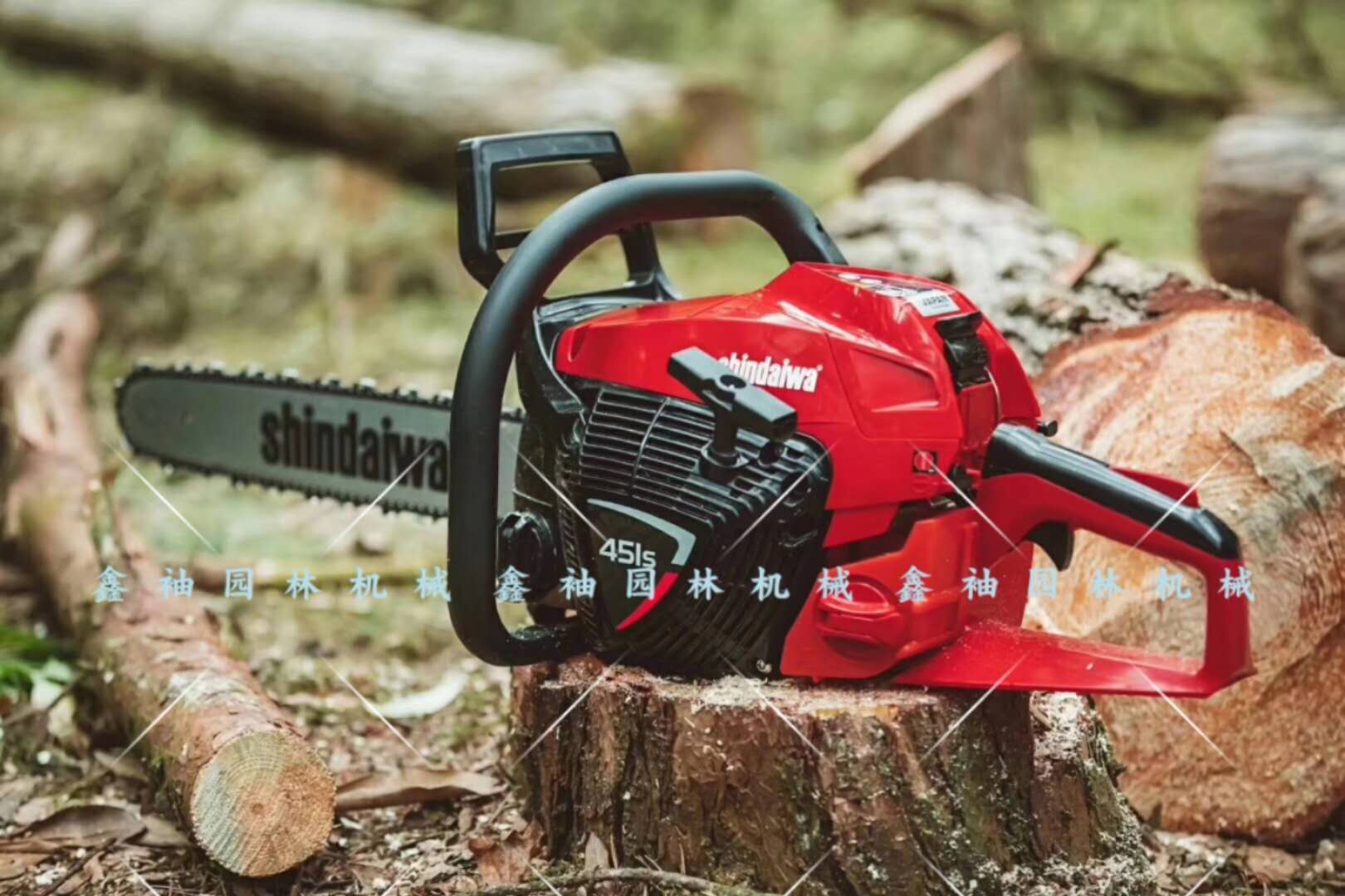 新大华451s油锯 shindaiwa 链锯 油锯451s汽油两冲程伐木锯