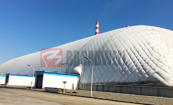 气膜煤场,气膜煤棚建筑造价,洗煤厂气膜-博德维