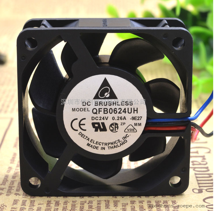 ̨ 6025 24V 0.26A ߴ˫ɢȷ 6CM QFR0624UH