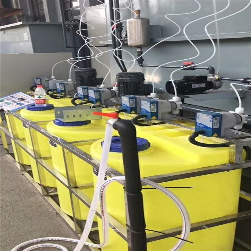 朗顺my-100l 100升小型加药搅拌罐 pe搅拌桶配搅拌机