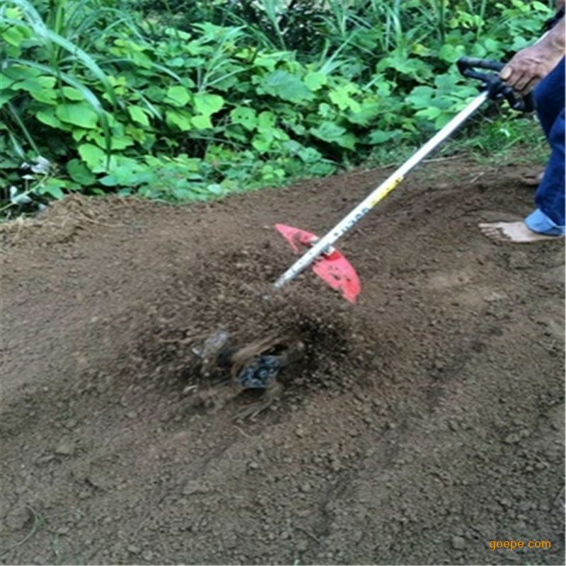 果园多用途锄草机手推式锄草松土机 谷瀑环保