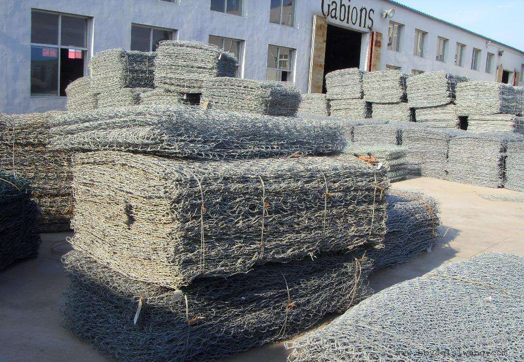 六角编织石笼网-装石头用石笼网箱尺寸定做