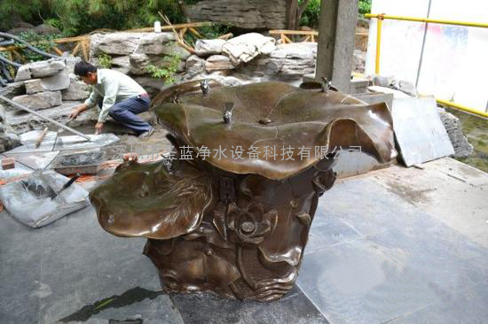 大理石户外饮水台