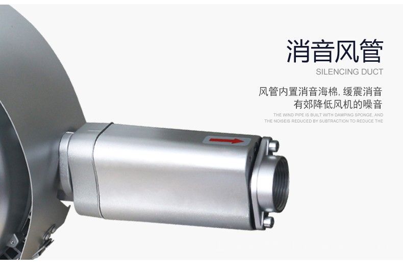 梁瑾4KW低噪音双叶轮漩涡高压风机--上海梁瑾机电设备有限公司