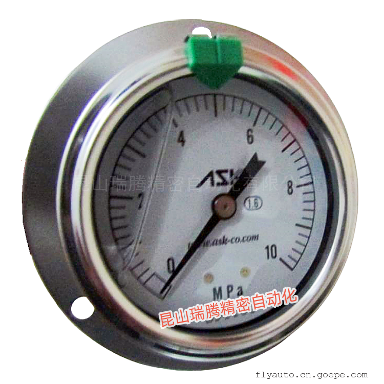 OPG-DFT-G1/4-60X10MPa日本ASK充液耐震嵌入型压力表