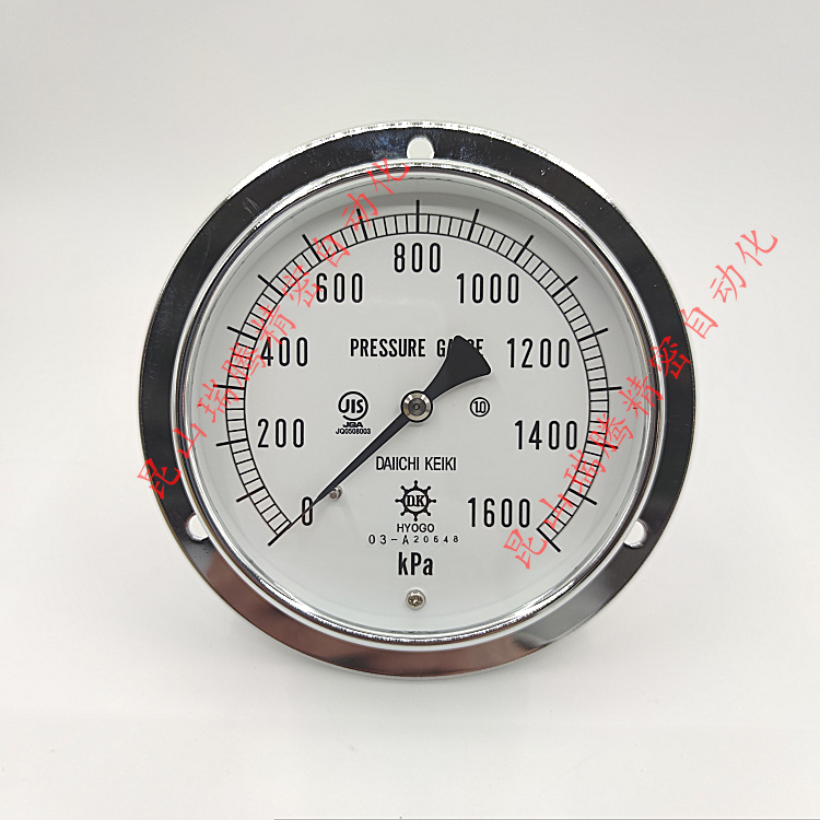 IPT-341D-1600kPa第—计器DAIICHI KEIKI嵌入式压力表DU-G3/8-100X1600kPa