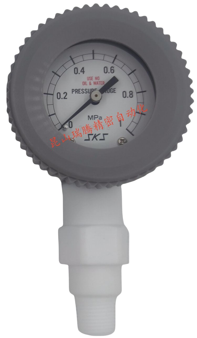AY50-PN3/8 1MPaSKS山阳计器SANYO KEIKI氟树脂波纹管式压力表PTFE耐蚀压力计株式会社