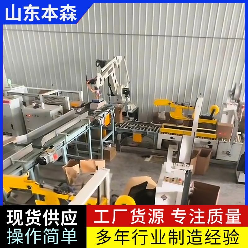 本森真空包装葫芦籽输送码垛机械臂bs-180